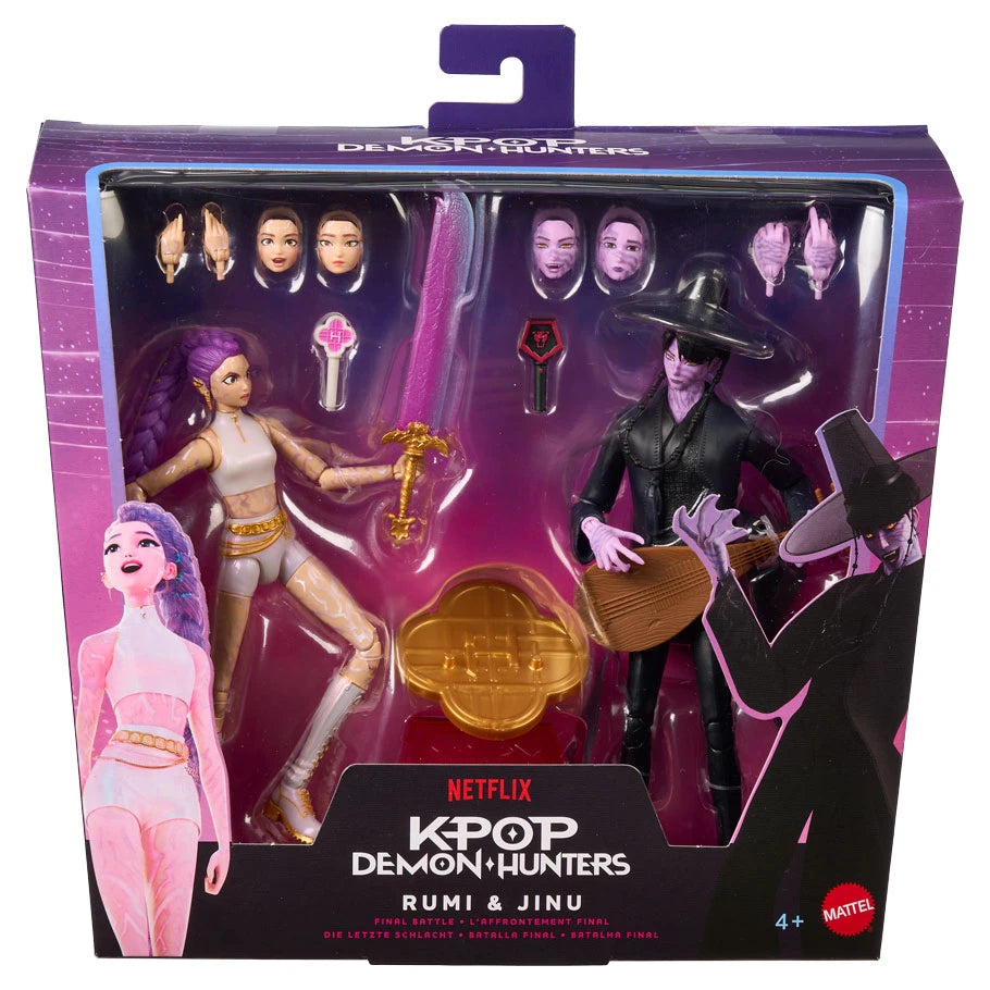 KPop Demon Hunters Rumi & Jinu Final Battle Action Figure 2-Pack