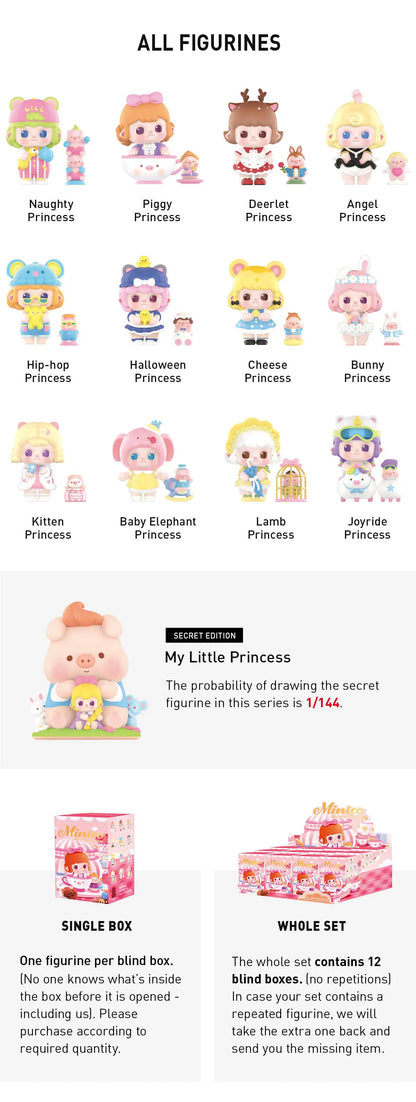 PopMart Minico My Little Princess Series Blind Box