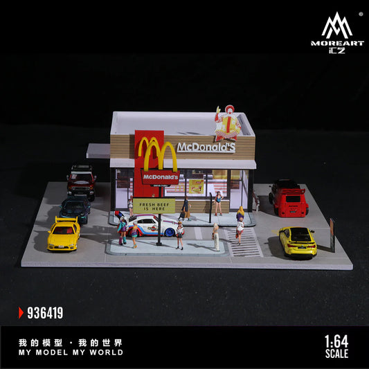 MoreArt 1:64 AMERICAN MCDONALD'S SCENE MO936419