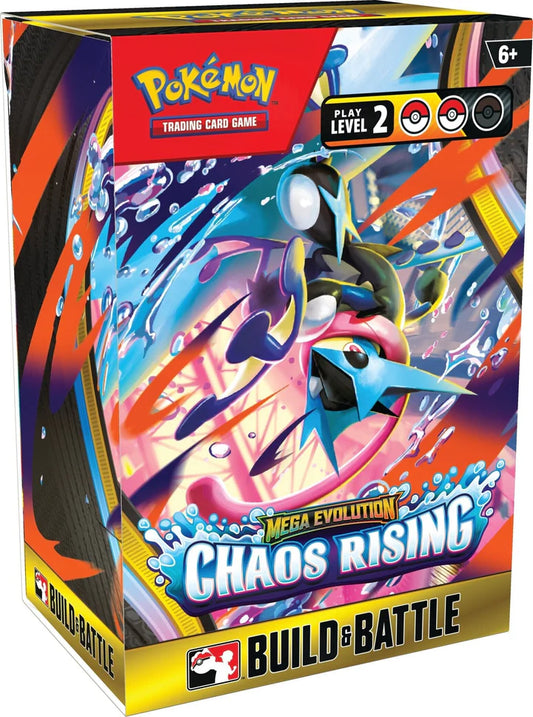 Pokemon TCG: POKEMON ME04 CHAOS RISING BUILD & BATTLE BOX DISPLAY