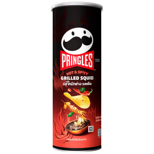 POTATO CRISPS HOT & SPICY GRILL ED SQUID (PRINGLES ®)102G