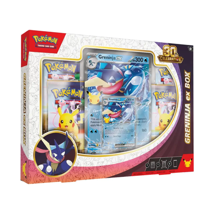 Pokemon TCG: 30th Celebration Greninja ex Box