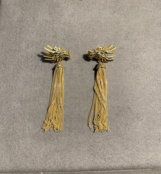 Laciann Di Dragon Tassels Earrings