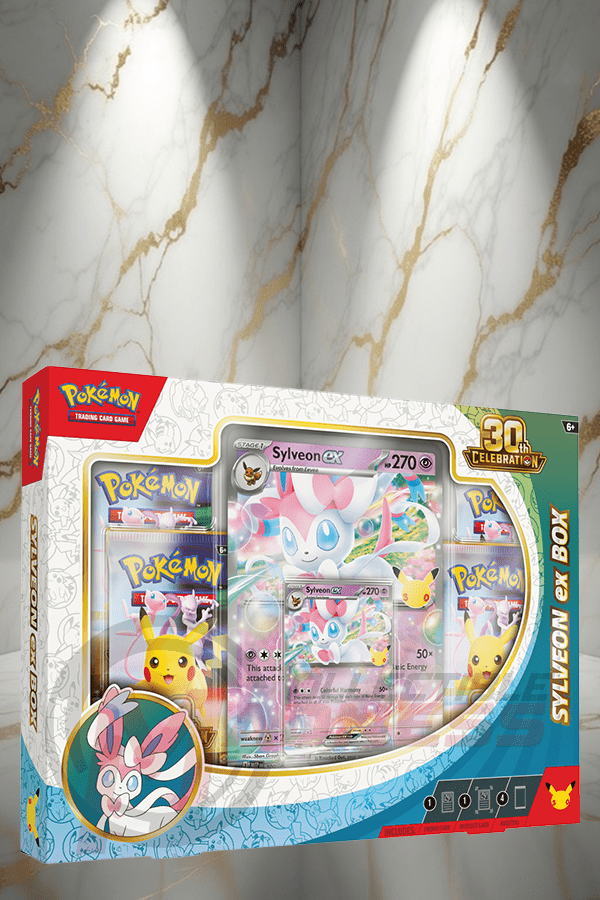 Pokemon TCG: 30th Celebration Sylveon ex Box