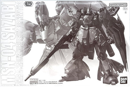 BANDAI MG Model Kits - 1/100 Sazabi Ver.Ka [Mechanical Clear]