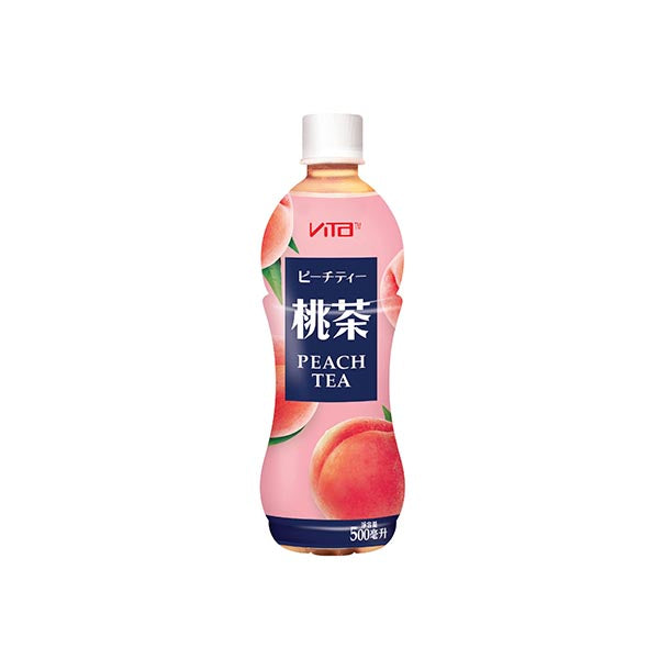 Vita Peach Tea Drink PET 24 x 16.90 fl oz (500mL)