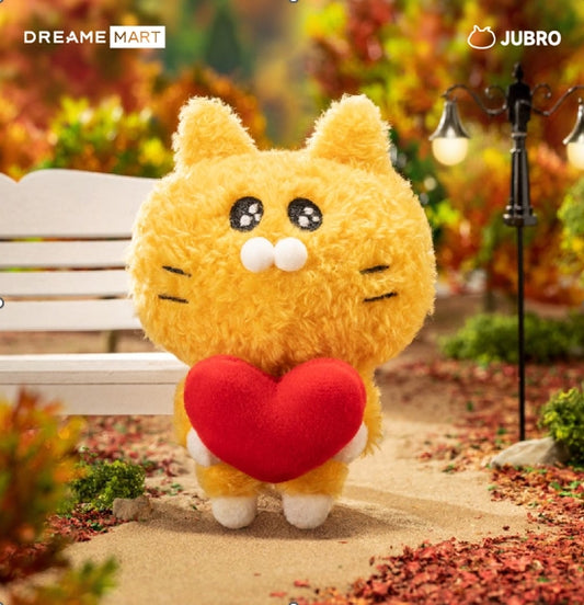 JUBRO LOVE ORANGE CAT PLUSH PENDANT