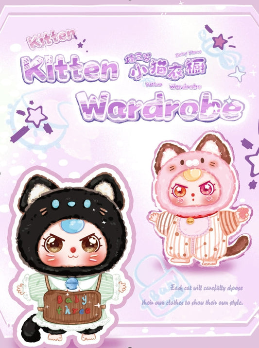 Baby Three-Kitten wardrobe