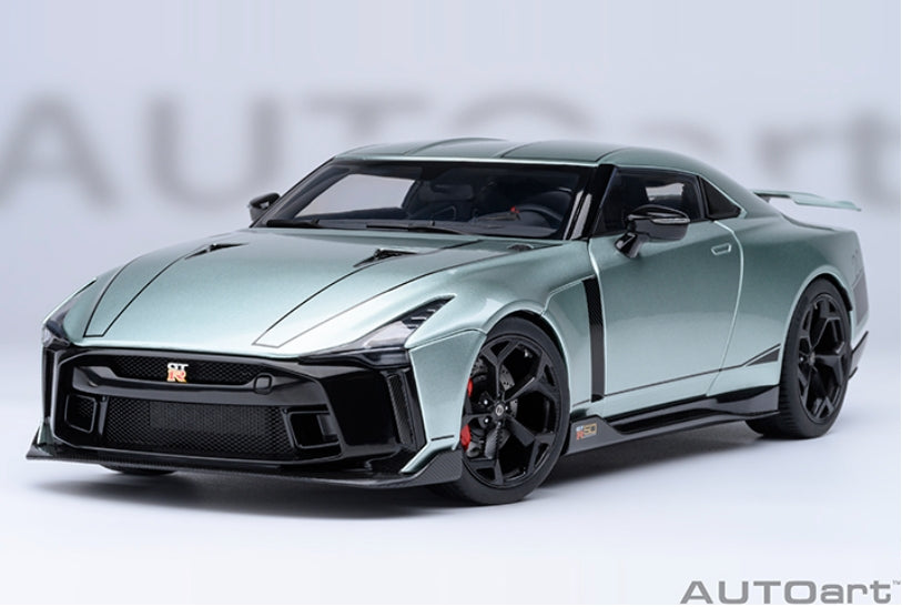 AUTOart 77512  NISSAN GT-R50 BY ITALDESIGN (METALLIC GREEN / BLACK)