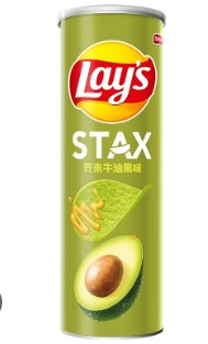 Lay's STAX Wasabi Avocado Flavor, 90g