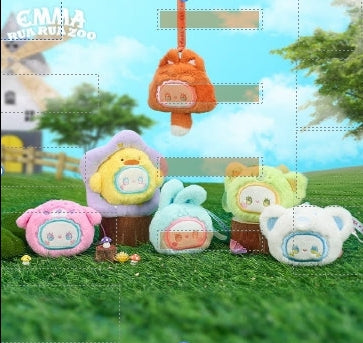 Emma Rua Rua Zoo scented Plushes keychain blind box