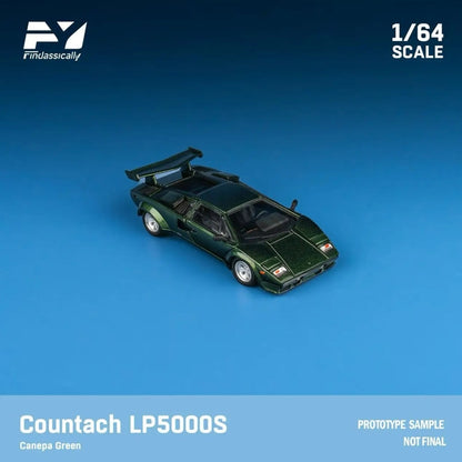 1/64 Countach LP5000S Canepa green with wing
