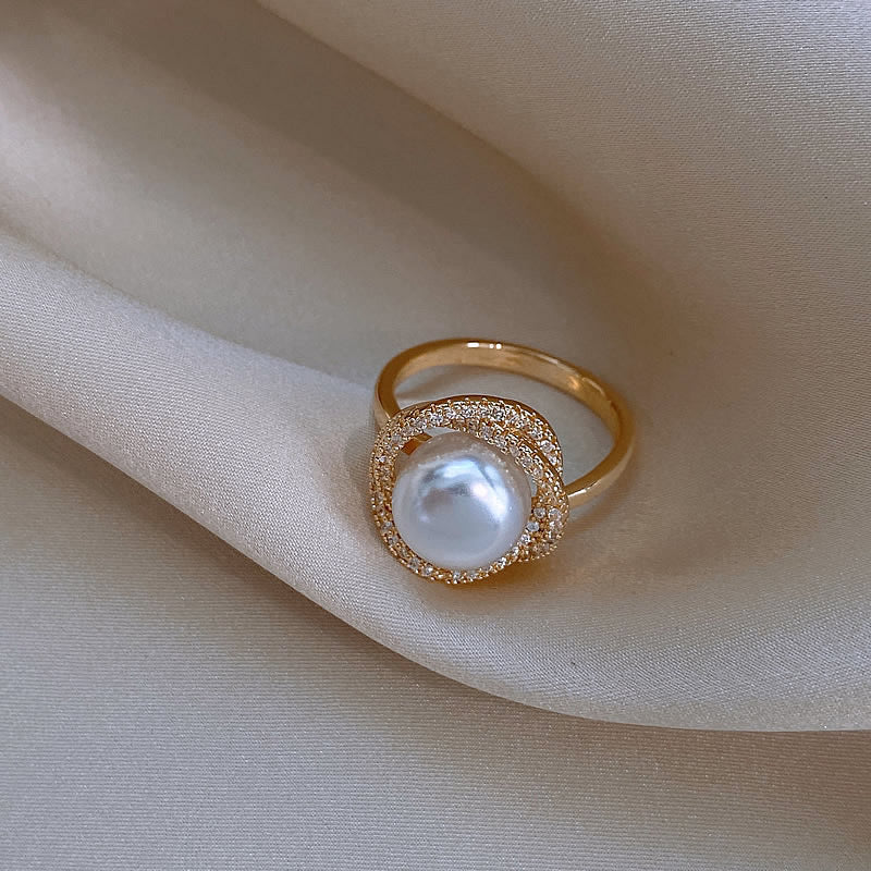 LL-XH Natural freshwater pearl ring