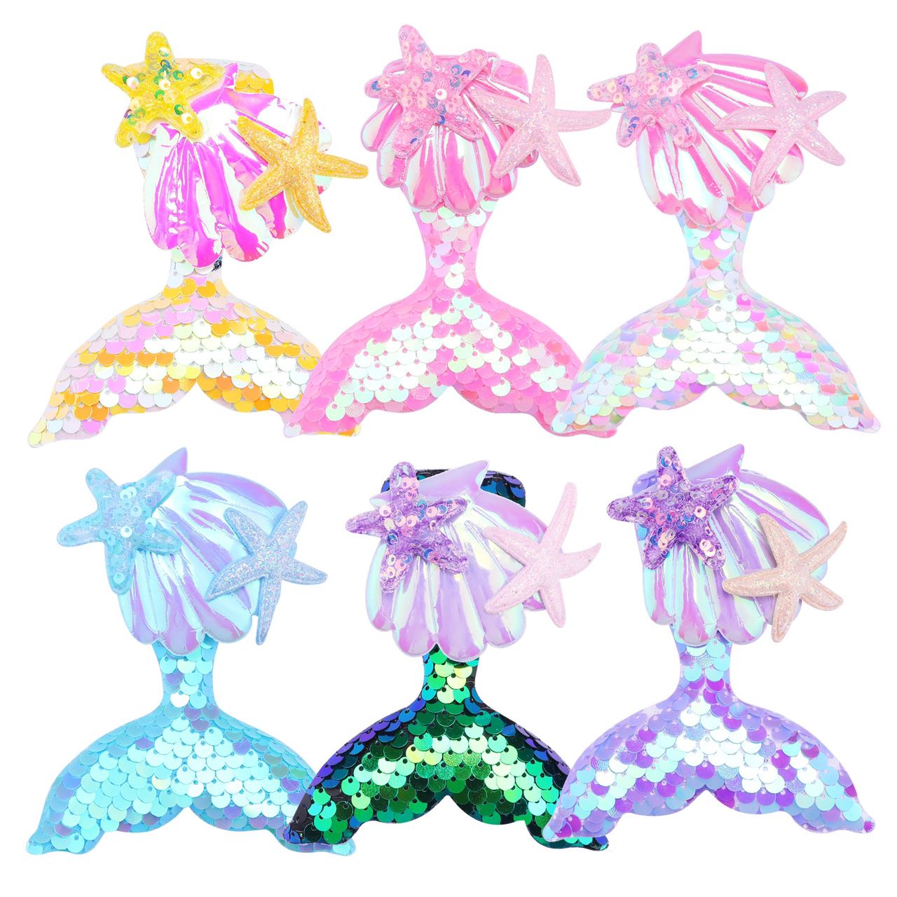 LLK03 Cartoon Mermaid Tail Hairpin