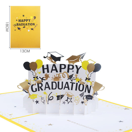 LL-X 3D Graduation Card