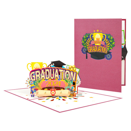 LL-X 3D Graduation Card