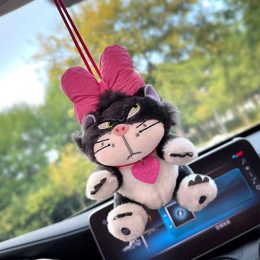 Lucifer cat car pendant car ornaments car interior decoration ornaments rearview mirror decoration doll doll