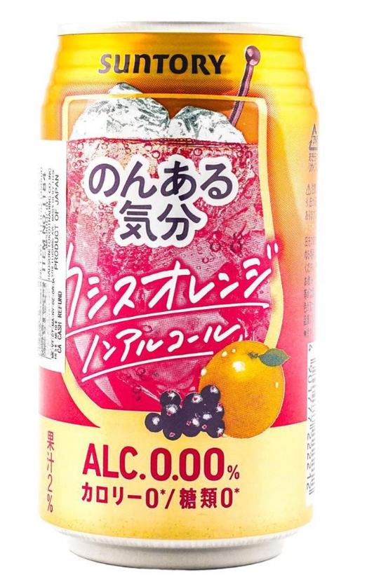 SUNTORY Suntory non-alcoholic cocktail drink orange blackcurrant flavor 350ml