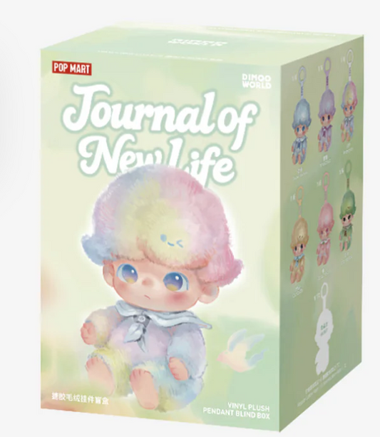 POP MART DIMOO Journal of New Life Series-Vinyl Plush Pendant