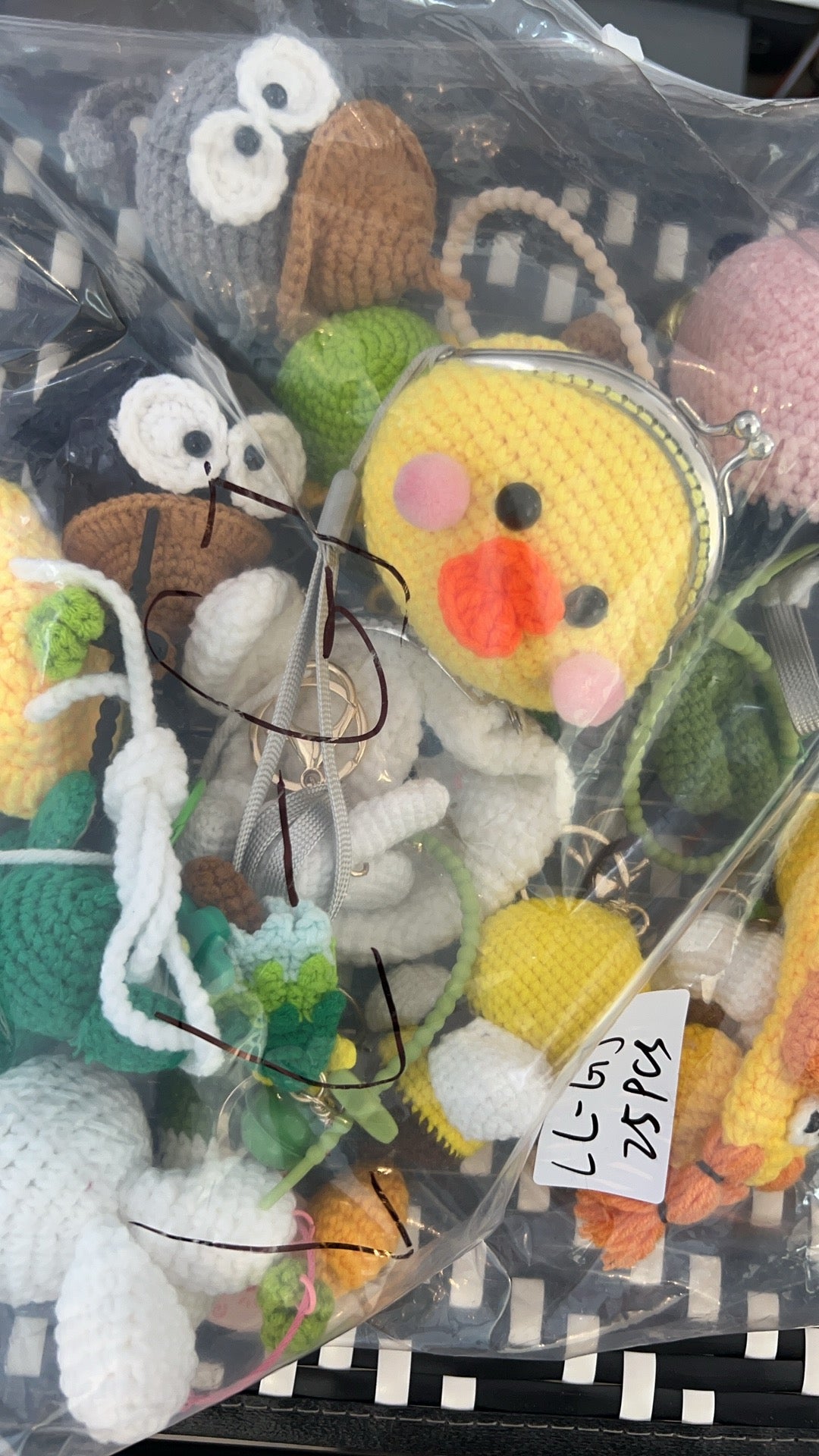 LL-XHY Wool doll keychain