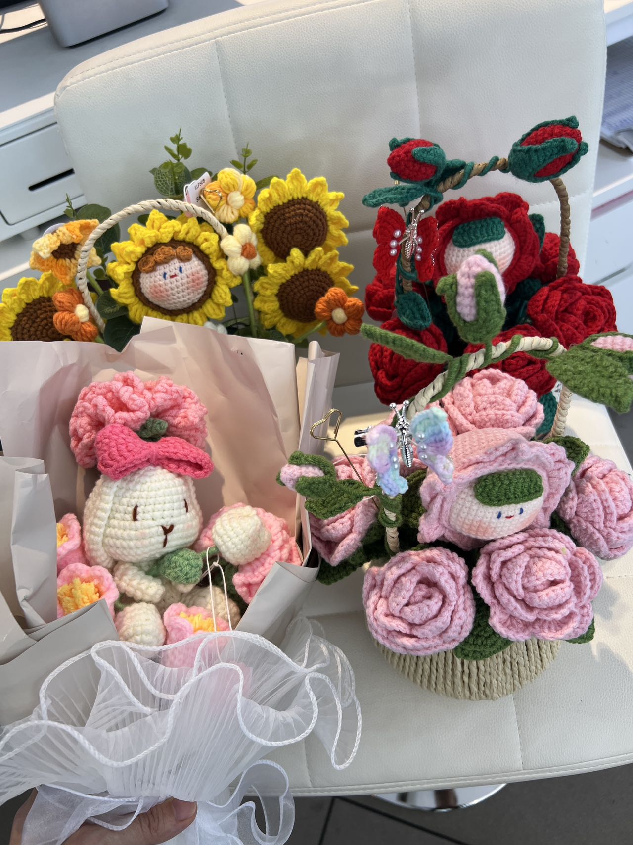 Crochet Flowers Bundle