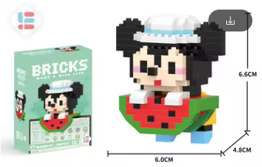 Disney doll building blocks