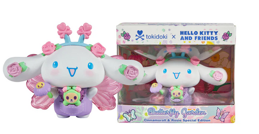 tokidoki x Hello Kitty and Friends Butterfly Garden - Cinnamoroll & Rosie Butterfly (Special Edition)