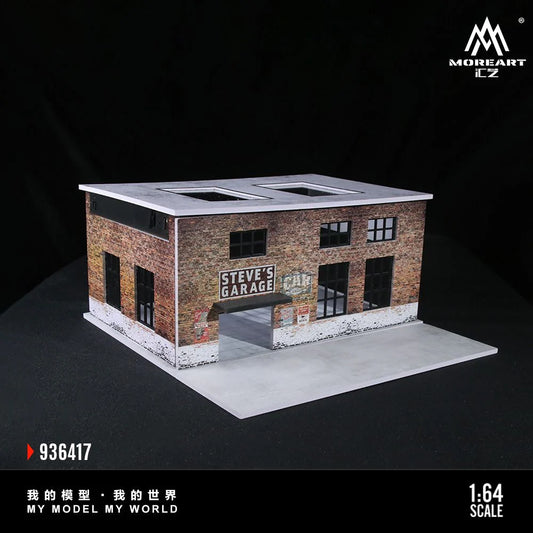 MoreArt 1:64 STEVE'S GARAGE SCENE MO936417