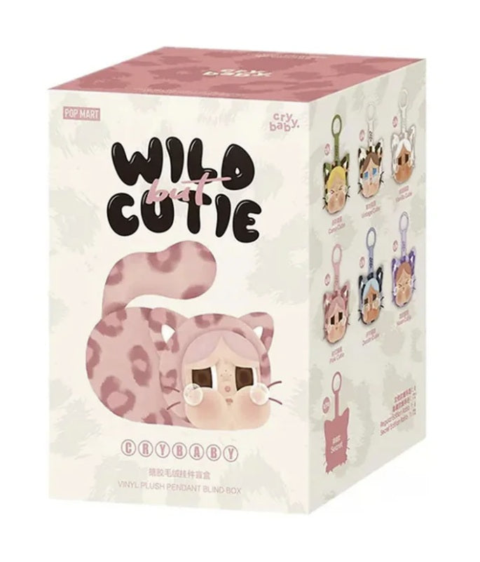 POP MART CRYBABY Wild but Cutie Series - Vinyl Plush Pendant Blind Box