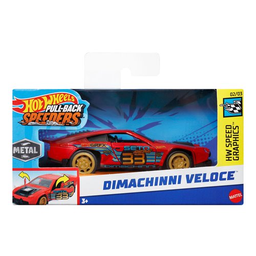 Hot Wheels Pull-Back Speeders 2025