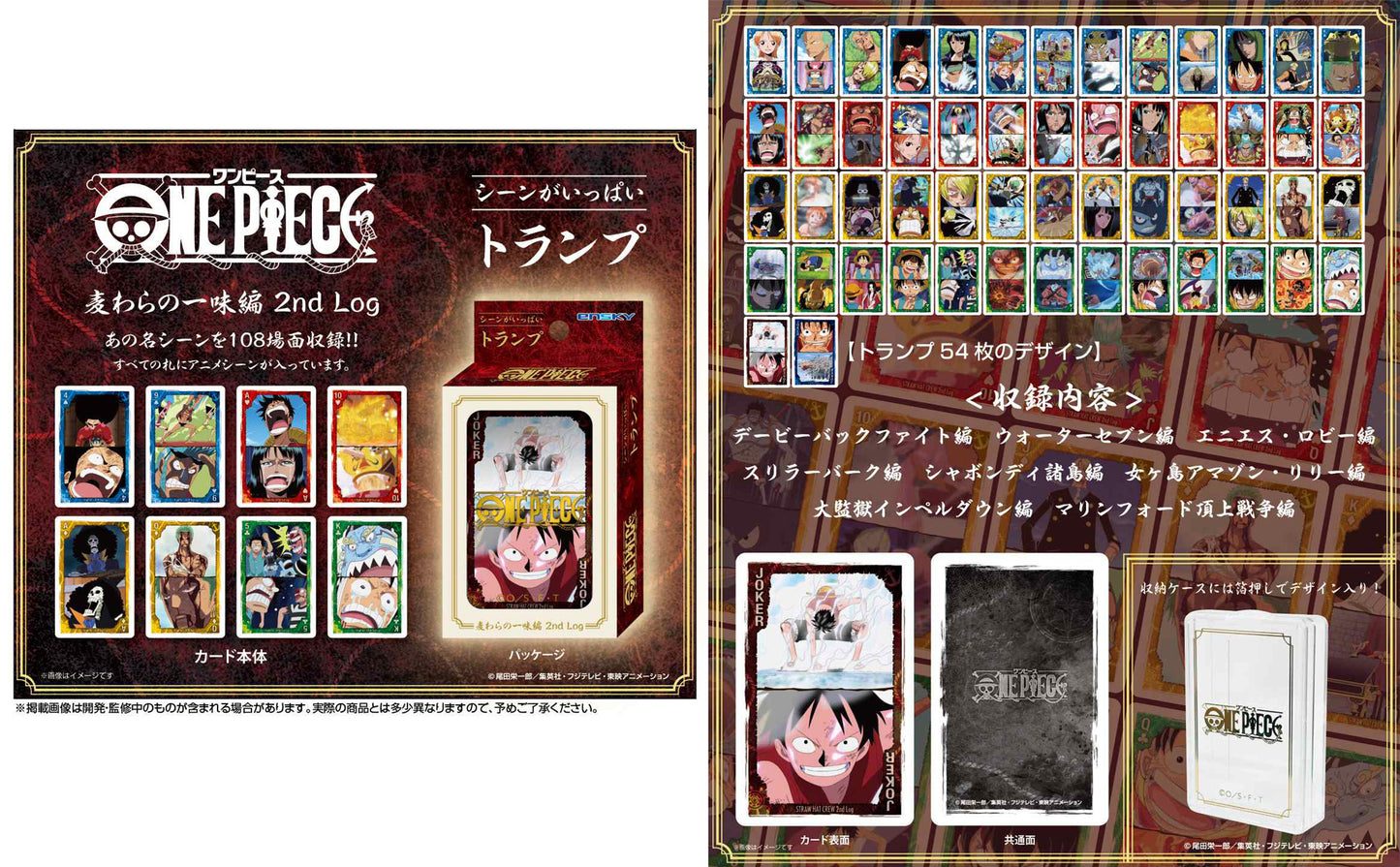 ONE PIECE: Scenes Galore Playing Cards Straw Hat Pirates 2nd Log