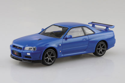 Asoshima 1/32 Nissan R34 Skyline GT-R (Bayside Blue)