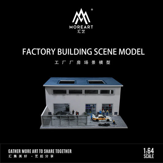 MoreArt 1:64 Factory Building Scene Model MO936403