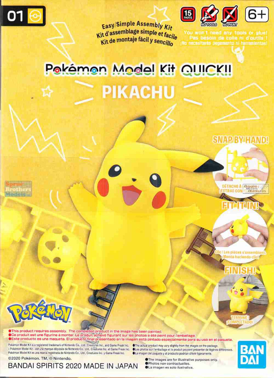 Pokémon: Model Kit Quick: Pikachu