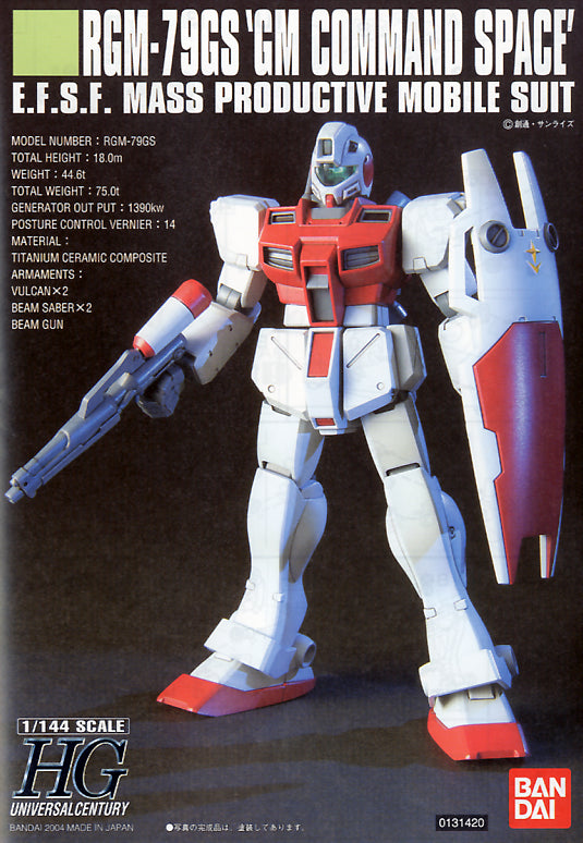 1/144 HGUC GM Command Space Type