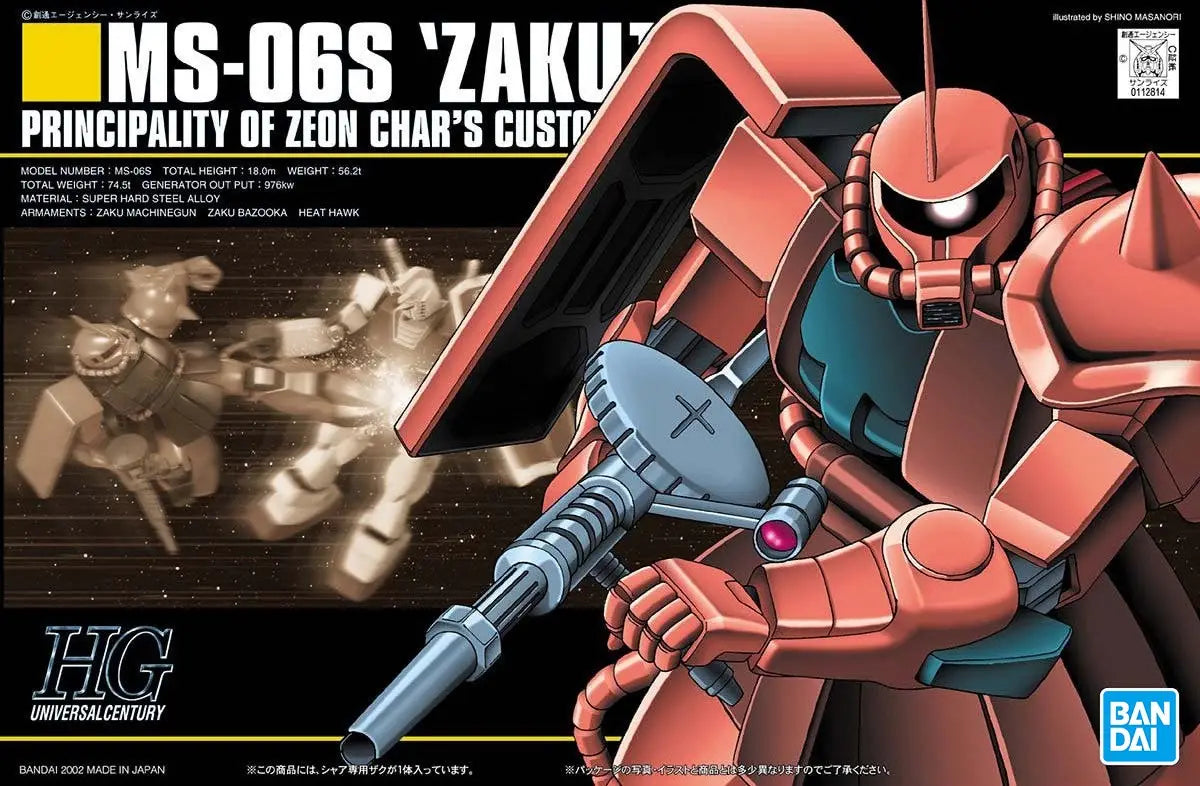 1/144 HGUC MS-06S Char's Zaku II