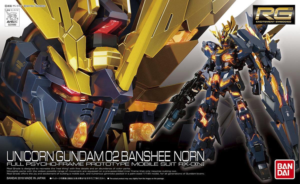 Gundam Unicorn RG 1:144 02 Banshee Norn Model Kit