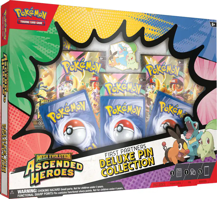 Pokémon - Trading Card Game: Mega Evolution Ascended Heroes First Partners Deluxe Pin Collection