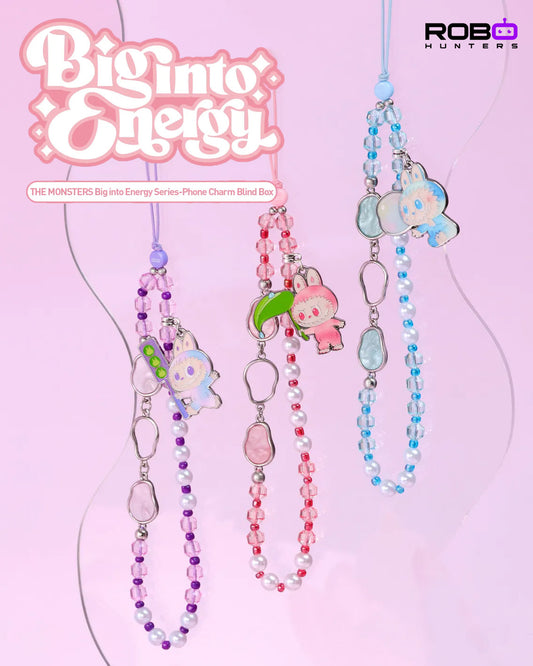 THE MONSTERS Big into Energy Series-Phone Charm Blind Box
