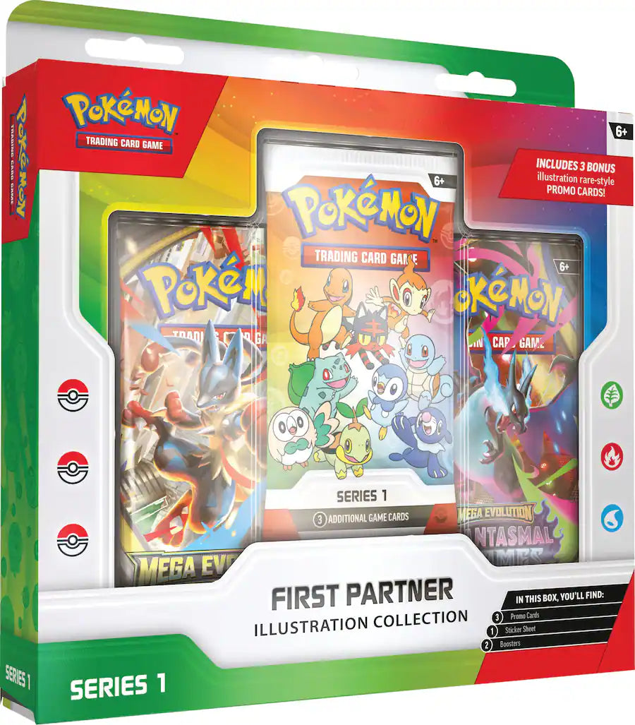 POKEMON FIRST PARTNER ILLUSTRATION  COLLECTION SERIES 1