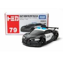 Tomica Diecast Car No79 - Bugatti Chiron Pur Sport Police Car [Asia Ver]