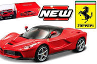 Tomica Presents Bburago Race & Play Series 3 inch Ferrari LaFerrari (red)