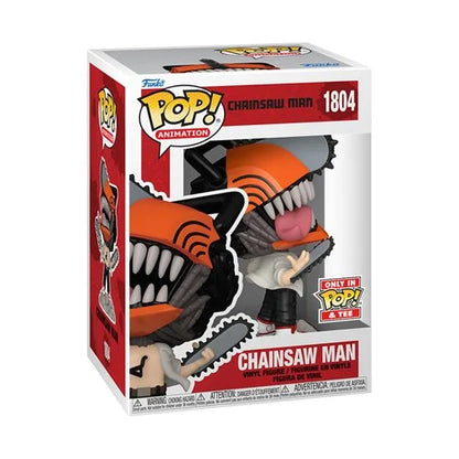 Chainsaw Man Funko Pop! Vinyl Figure #1804 and Adult Pop! T-Shirt 2-Pack (Size Large)