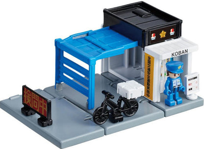 Tomica Town police box (with police)