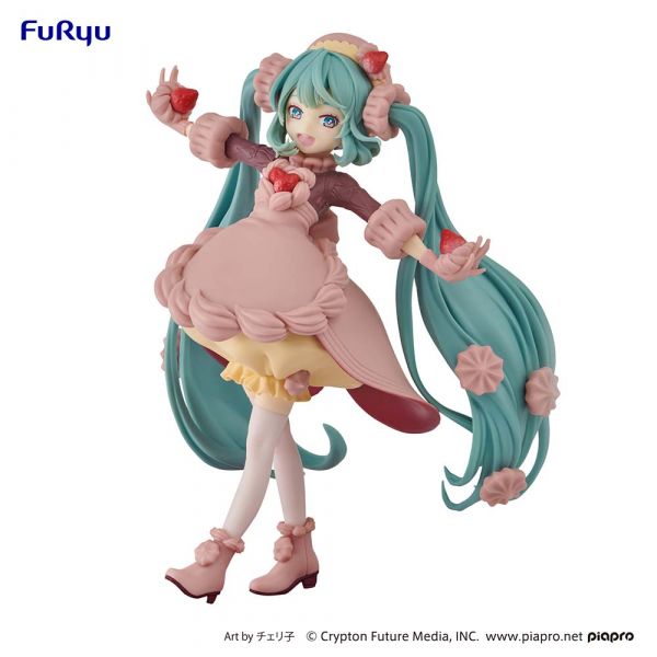 Hatsune Miku Strawberry Chocolate Short - SweetSweets Series Figure