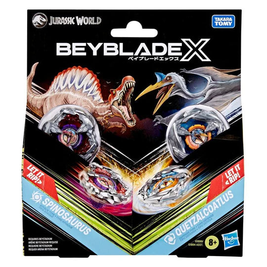 Beyblade X: Jurassic World Set - Spinosaurus vs. Quetzalcoatlus