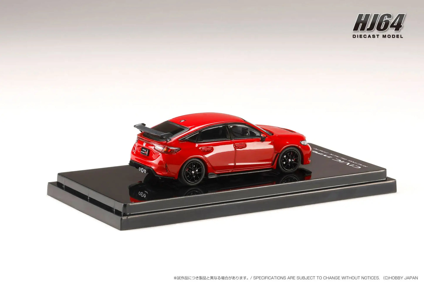 Honda CIVIC TYPE R (FL5) RACING BLACK Package / Vehicle With Genuine Optional Parts, Frame Red