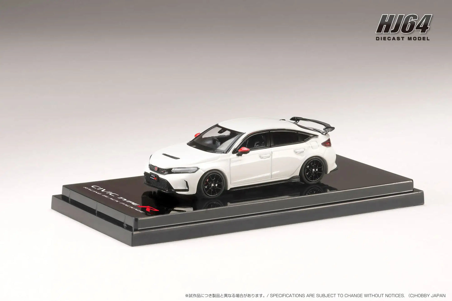 Honda CIVIC TYPE R (FL5) RACING BLACK Package / Vehicle With Genuine Optional Parts Championship White