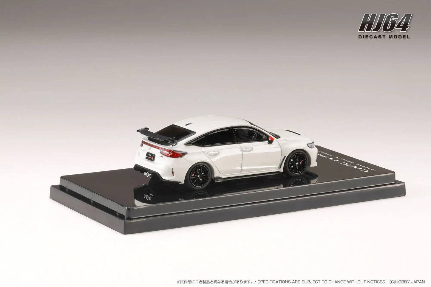 Honda CIVIC TYPE R (FL5) RACING BLACK Package / Vehicle With Genuine Optional Parts Championship White