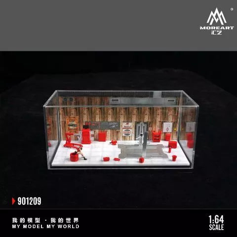 MoreArt 1/64 CAR REPAIR ROOM SET A MO901209